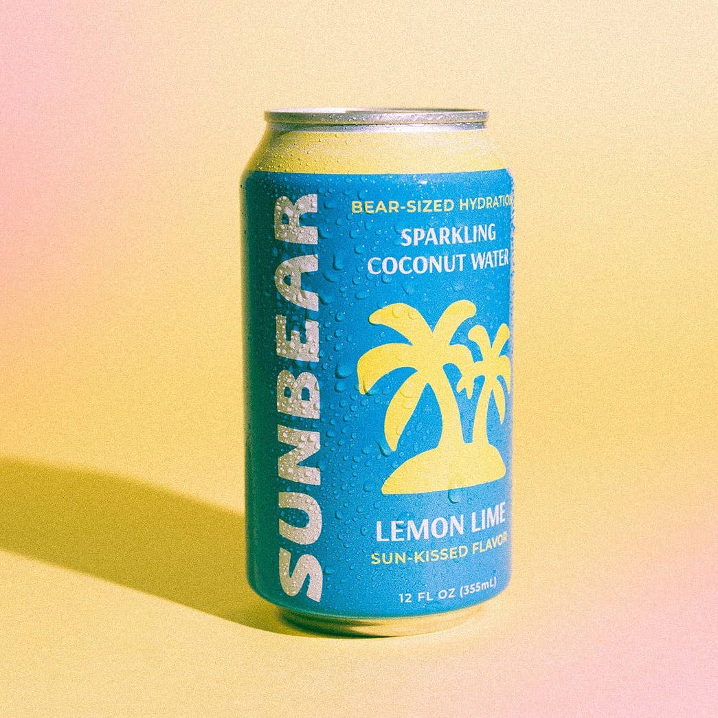 Sunbear - Sparkling Coconut Water — Lemon Lime 12 Pack