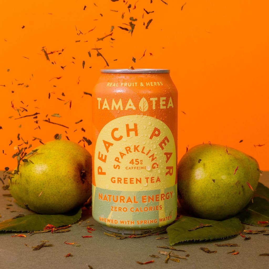 Tama Tea, LLC - Peach Pear - Organic Sparkling Green Tea