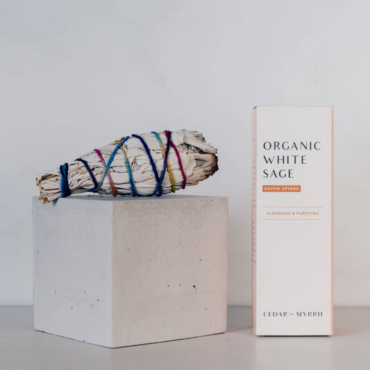 Organic White Sage - Cedar and Myrrh